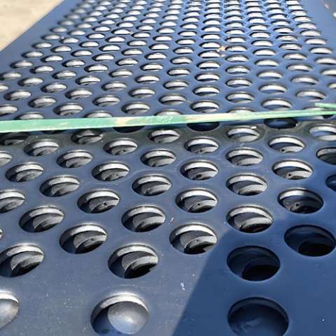 Stainless steel perforated mesh